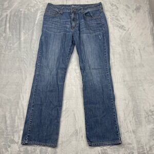 Kenneth Cole Jeans Mens 34x32 Blue Wash Denim Straight‎ Leg Y2K